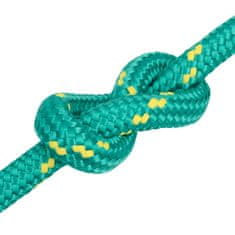 Vidaxl Vrv za čoln zelena 20 mm 25 m polipropilen