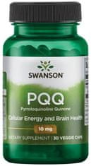 Swanson PQQ pirolokinolin kinon, 10 mg, 30 zeliščnih kapsul