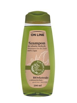 FORTE SWEEDEN Na spletu od Plants With Love Organski šampon za lase z izvlečkom zelenega čaja in aloe vere 500 ml