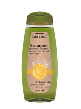 FORTE SWEEDEN Spletni šampon za lase iz rastlin Plants With Love BIO z izvlečkom zelenega čaja in arnike 500 ml