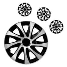 SCOUTT Pokrovi Drift Extra Srebrna / črna 16" 4ks