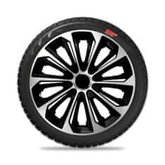 SCOUTT Pokrovi Extra Strong Srebrna / črna 15" 4ks