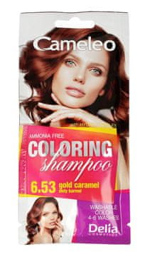 shumee Delia Cosmetics Cameleo barvni šampon št. 6.53 zlati karamel 1 kos