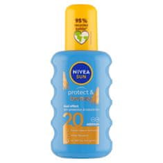 Nivea Sun Protect & Bronze sprej za porjavitev OF 20, 200 ml