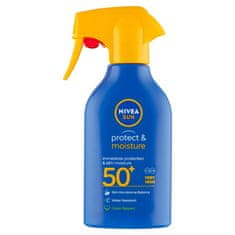 Nivea Sun Protect & Moisture Vlažilno pršilo za sončenje OF 50+, 270 ml