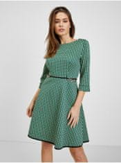Orsay Zelené dámské vzorované šaty ORSAY 36