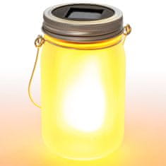 master LED Solarna vrtna svetilka LED viseča okrasna KOZAREC PLAMEN 13cm