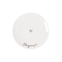 Villeroy & Boch Desertni krožnik z napisom LIEBLINGSMENSCH