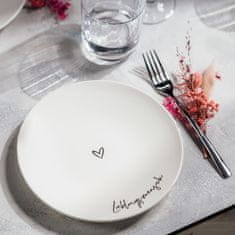 Villeroy & Boch Desertni krožnik z napisom LIEBLINGSMENSCH