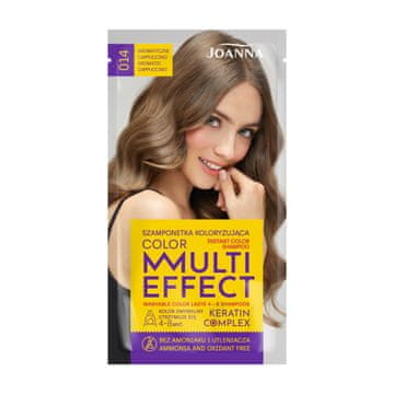 Joanna Joanna Multi Effect Color Keratin Complex šampon - 14 aromatičnih kapučino 35 g