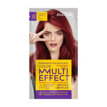shumee Joanna Multi Effect Color Keratin Complex šampon - 05 Ribez rdeča 35 g