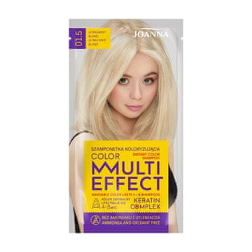 Joanna Joanna Multi Effect Color Keratin Complex šampon 01.5 - Ultra svetlo blond 35 g