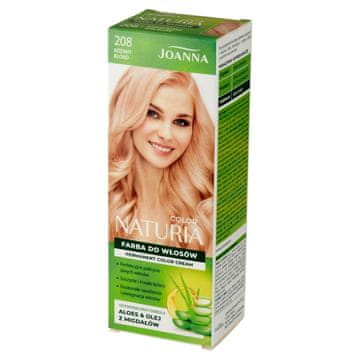 Joanna Joanna Naturia barvna barva za lase št. 208 - rožnato blond 1 pakiranje.