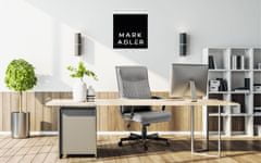 Mark Adler Boss 3.2 sivi pisarniški stol