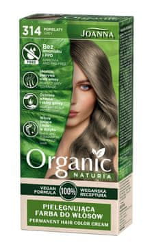 Joanna Joanna Naturia Organic Veganska Barva št. 314 Pepelnato 1 pakiranje