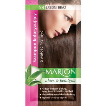 Marion Marion Color šampon za lase 4-8 pranj št. 58 srednje rjava
