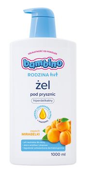 Nivea NIVEA BAMBINO FAMILY gel za prhanje 1000 ml mirabel&