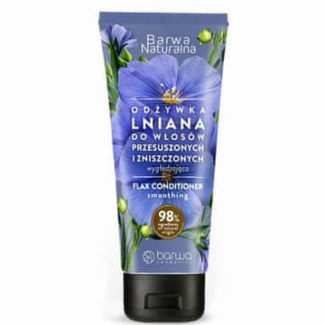BARWA BARWA Natural Linen balzam za glajenje suhih in poškodovanih las 200 ml