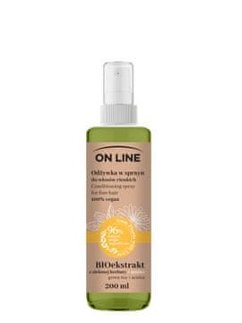 FORTE SWEEDEN Spletni balzam za lase v spreju iz rastlin Plants With Love BIO z izvlečkom zelenega čaja in arnike 200 ml