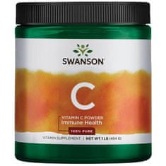 Swanson Vitamin C v prahu, 100% čista oblika, 454 g