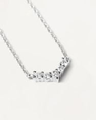 PDPAOLA Romantična srebrna ogrlica MINI CROWN Silver CO02-485-U