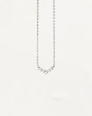 PDPAOLA Romantična srebrna ogrlica MINI CROWN Silver CO02-485-U
