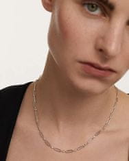 PDPAOLA Elegantna srebrna ogrlica s cirkoni MIAMI Silver CO02-466-U