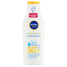 Nivea Sun Sensitive Protect otroški losjon za sončenje OF 50+, 200 ml