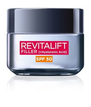L’Oréal Loreal REVITALIFT FILLER [HA] Intenzivna krema za polnjenje gub proti staranju SPF50 50 ml