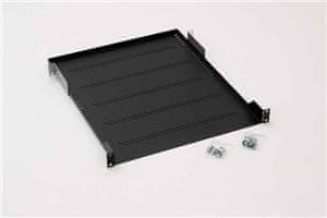 Triton 19" polica A1 s perforacijo 350 mm, največ 40 kg črna