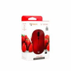 S-box miška brezžična USB WM-106 rdeča