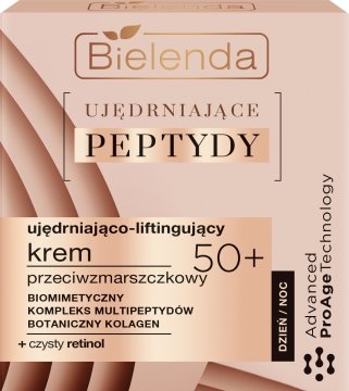 shumee Bielenda Firming Peptides 50+ dnevna in nočna krema proti gubam za učvrstitev in lifting 50 ml
