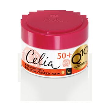 DAX Celia Q10 vitamini 50+ polbogata krema proti gubam za dan in noč 50 ml