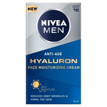 shumee NIVEA MEN Anti-Age krema proti gubam s hialuronsko kislino SPF15 50 ml