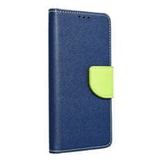 OEM FANCY Knjižni etui za XIAOMI Redmi Note 13 Pro 5G temno modra in limetno zelena