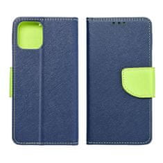 OEM FANCY Knjižni etui za XIAOMI Redmi Note 13 Pro 5G temno modra in limetno zelena