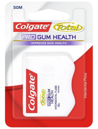 Colgate Total Pro Gum Health zobna nitka, 50 m
