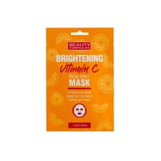 Beauty Formulas Beauty Formulas posvetlitvena maska v platnu z vitaminom C in vitaminom C 1 kos