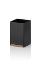 Kela Skodelica Cube iz poliresina črna KL-23687