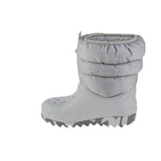 Crocs Snežni škornji srebrna 33 EU Classic Neo Puff Boot Kids