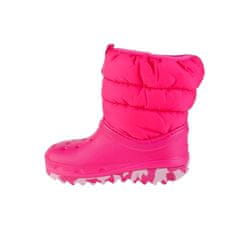 Crocs Snežni škornji roza 37 EU Classic Neo Puff JR
