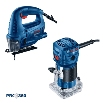 BOSCH Professional set električnega orodja GST 700 + GKF 550 (0615990L84)