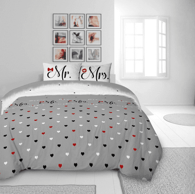 posteljnina Mr&Mrs