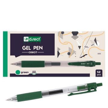 shumee D.rect GEL pisalo 0907 zeleno 12 kosov
