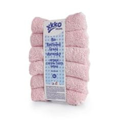XKKO BIO bombažne serviete Organic, 21x21, roza