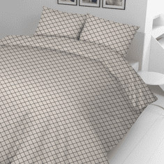 Svilanit posteljnina Beige Stripes, 140x200/50x70