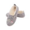 WOOLLY SLIPPERS –METULJ volneni sobni copati, temno siva, 39