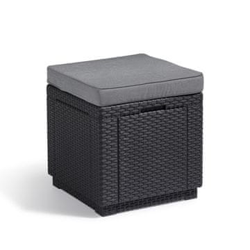 KETER Kocka z blazino, grafit, ZADNJI KOSI