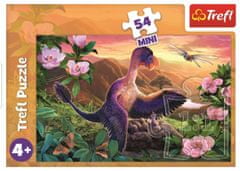 Trefl Puzzle Neverjetni dinozavri: Mikroraptor v gnezdu 54 kosov