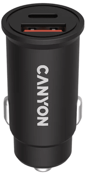 Canyon C-20B03 avto polnilec, PD 30W, črn (CNS-CCA20B03)